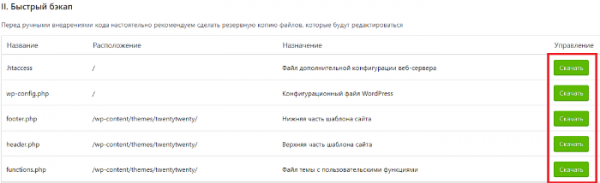 Плагин WP01 &ndash; оптимизация загрузки WordPress сайта